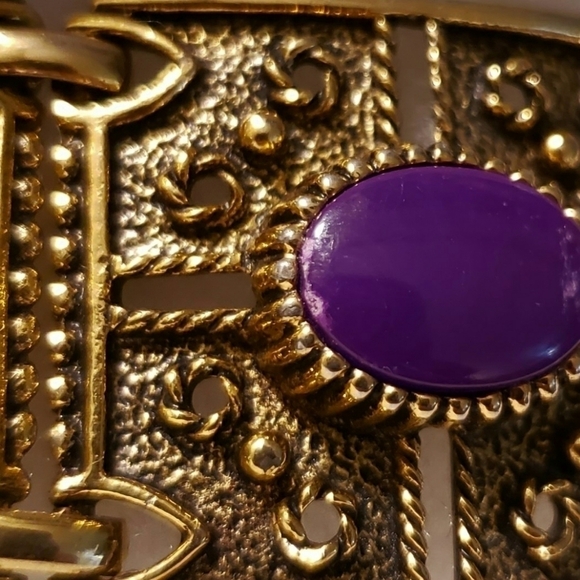 UPDATED AD Sarah Coventry Vintage 60's Bracelet Links Stones - Picture 12 of 16